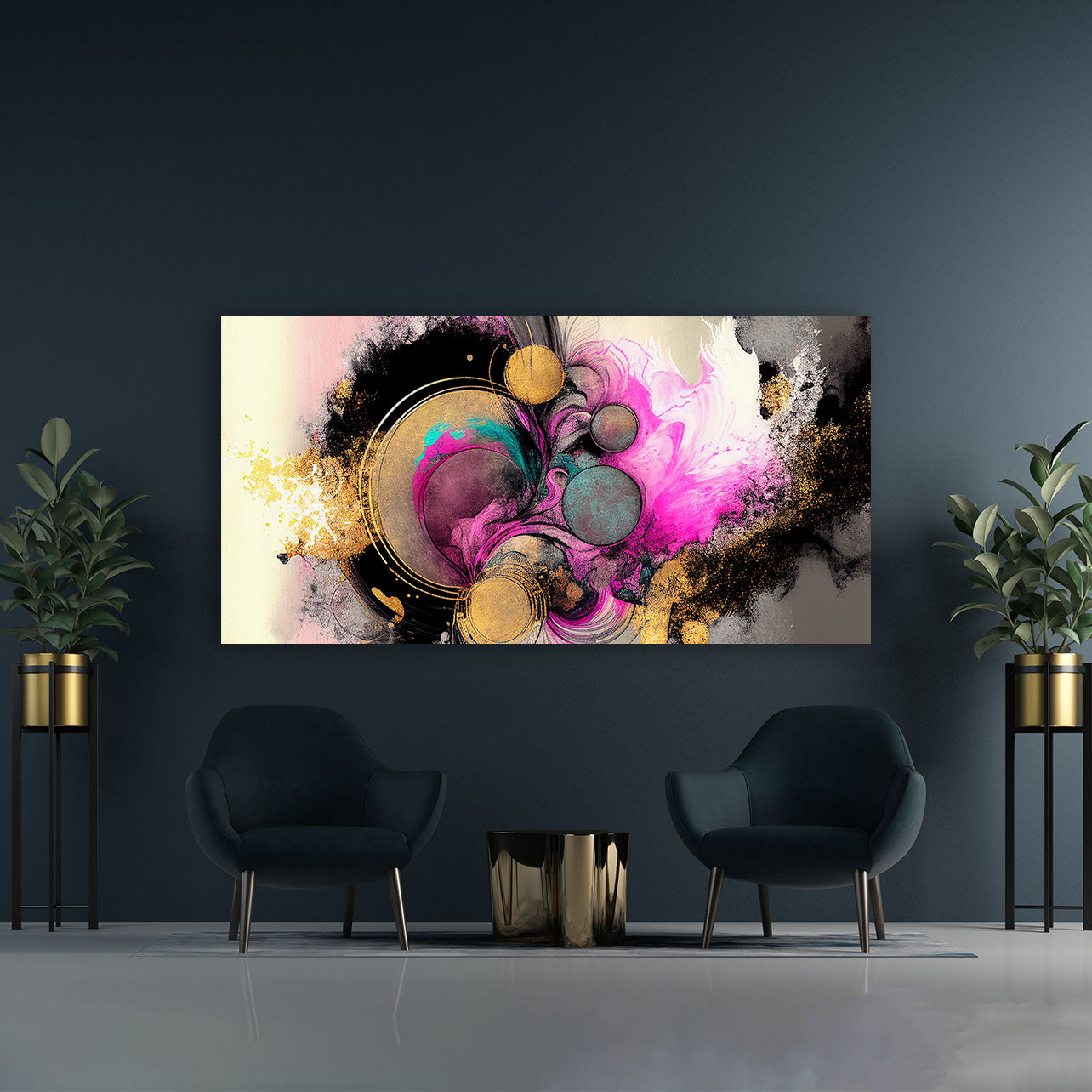 Leinwandgemälde - Abstrakte Farben