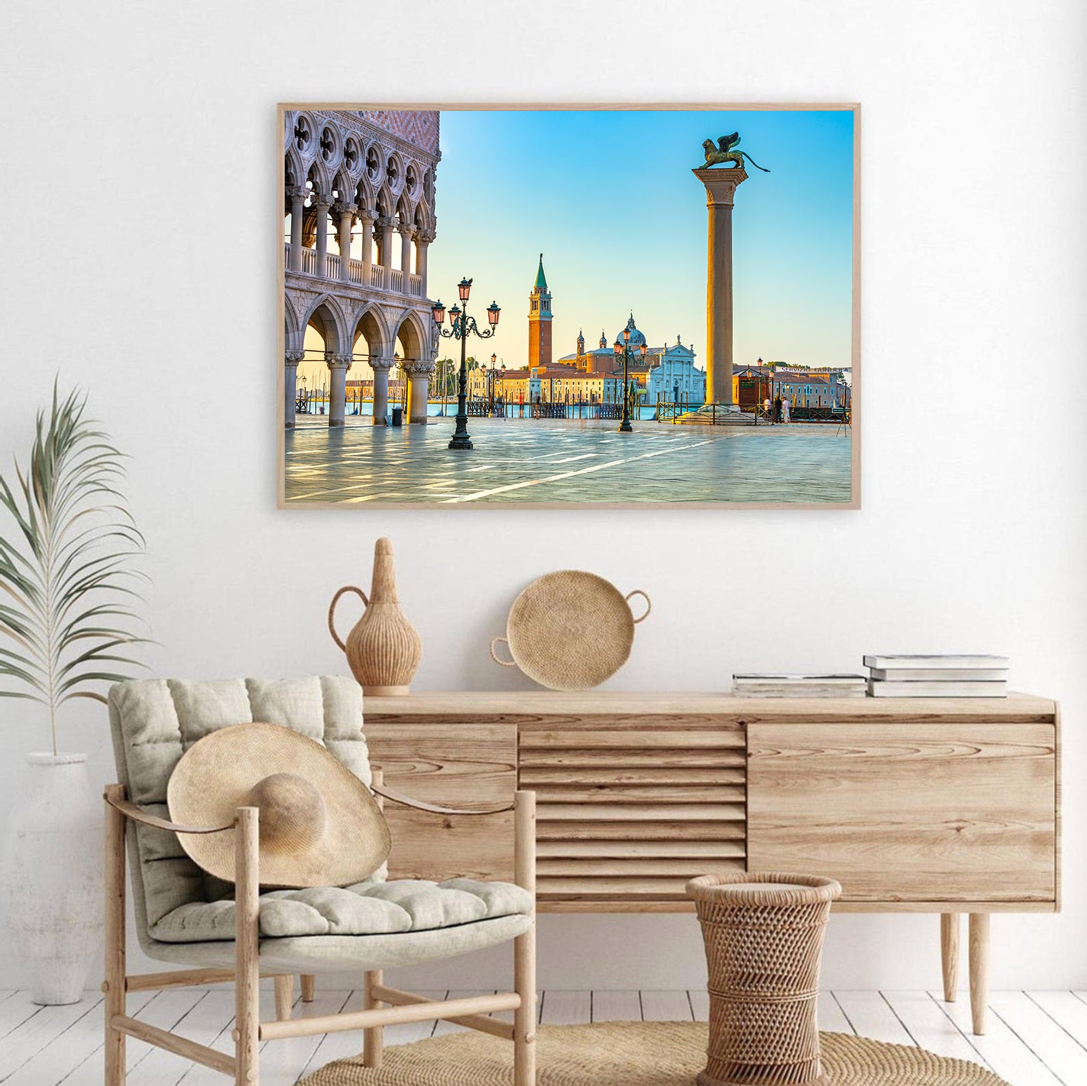 Leinwandgemälde - Markusplatz Venedig