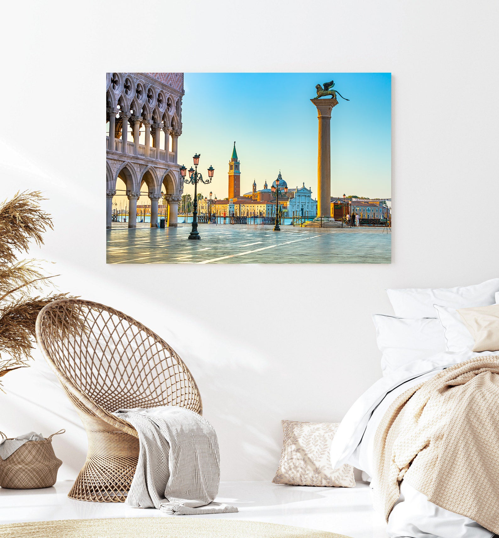 Leinwandgemälde - Markusplatz Venedig