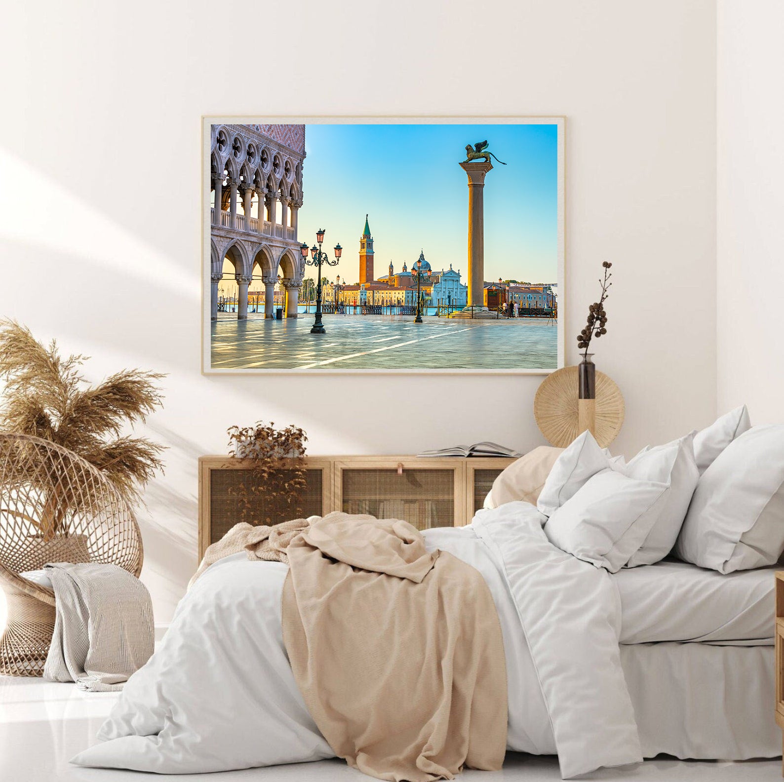 Leinwandgemälde - Markusplatz Venedig