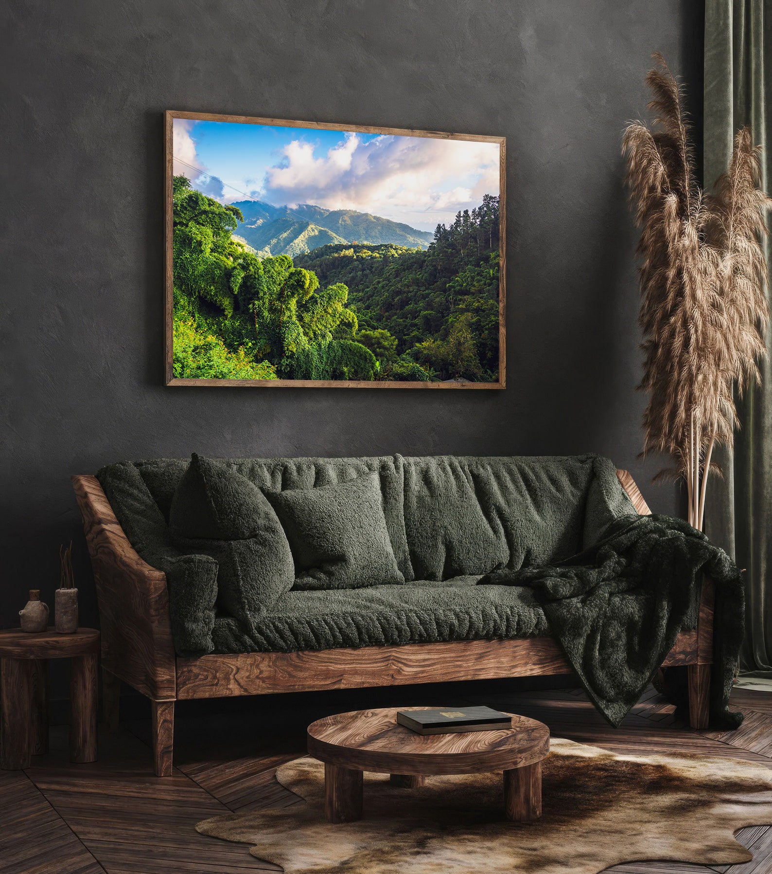 Peinture sur toile - Paysage de la Jamaïque