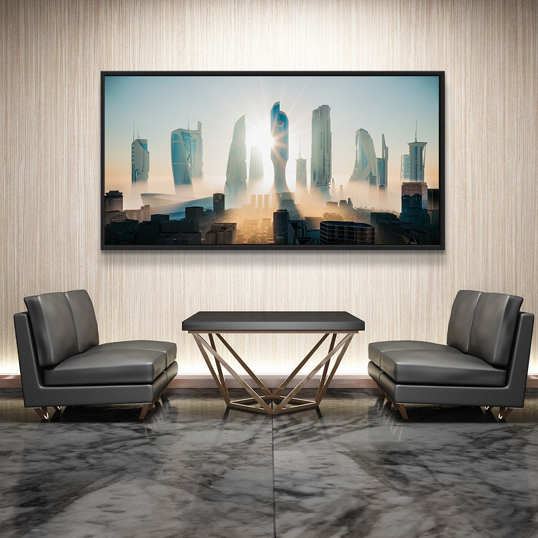 Leinwandbild - Future-City