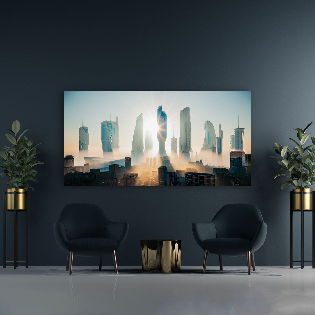 Leinwandbild - Future-City