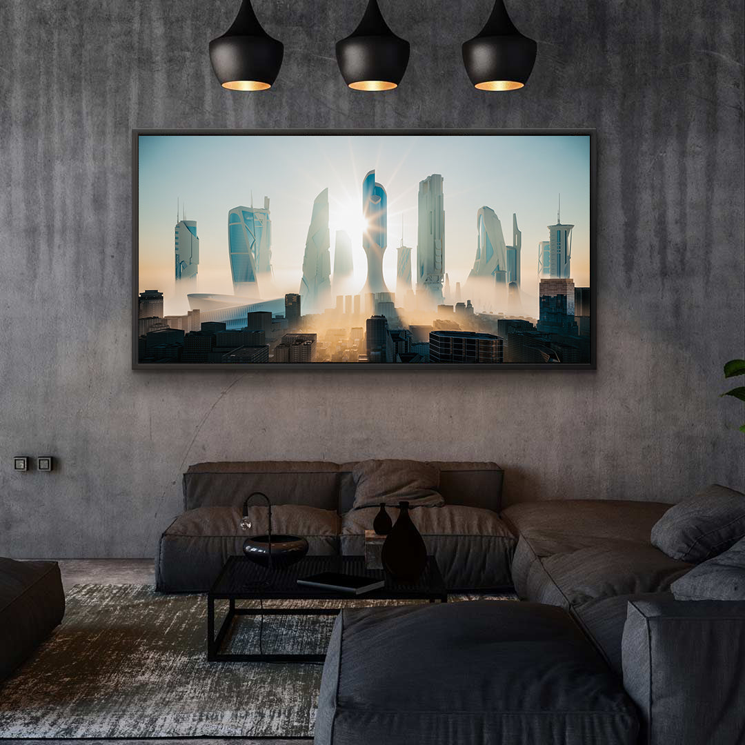 Leinwandbild - Future-City