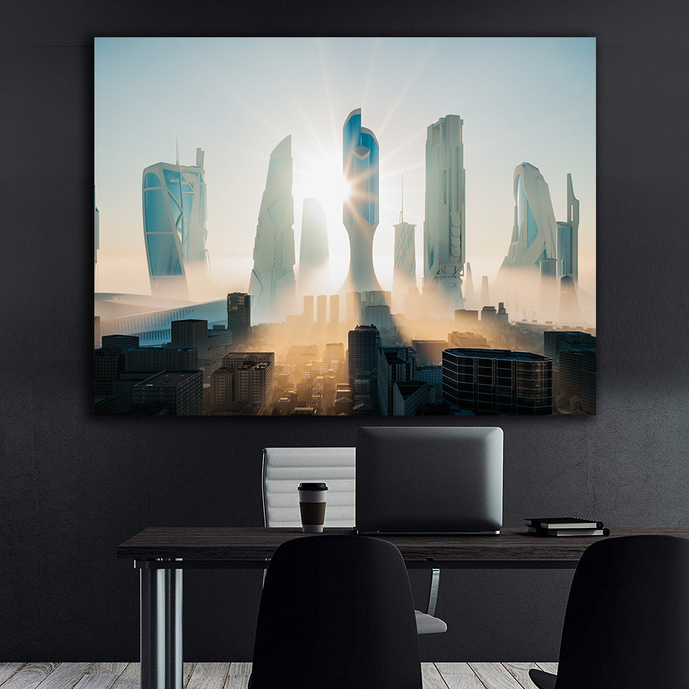 Leinwandbild - Future-City
