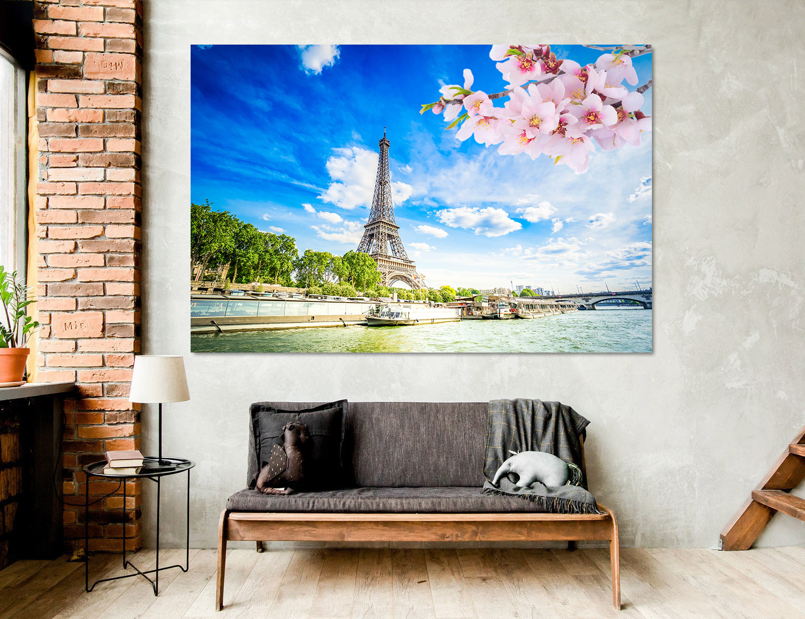 Leinwandgemälde - Sonniger Tag in Paris