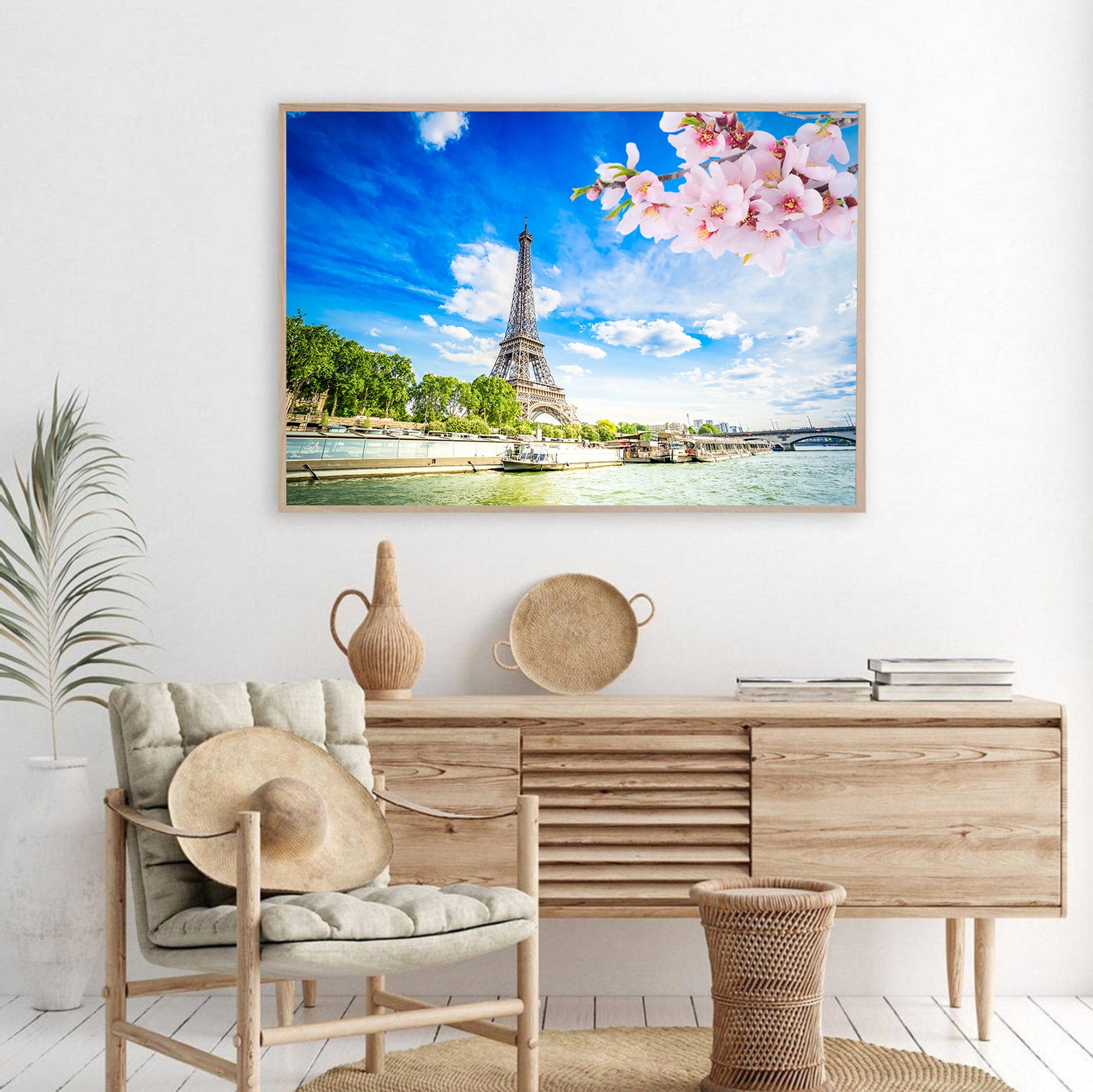 Leinwandgemälde - Sonniger Tag in Paris