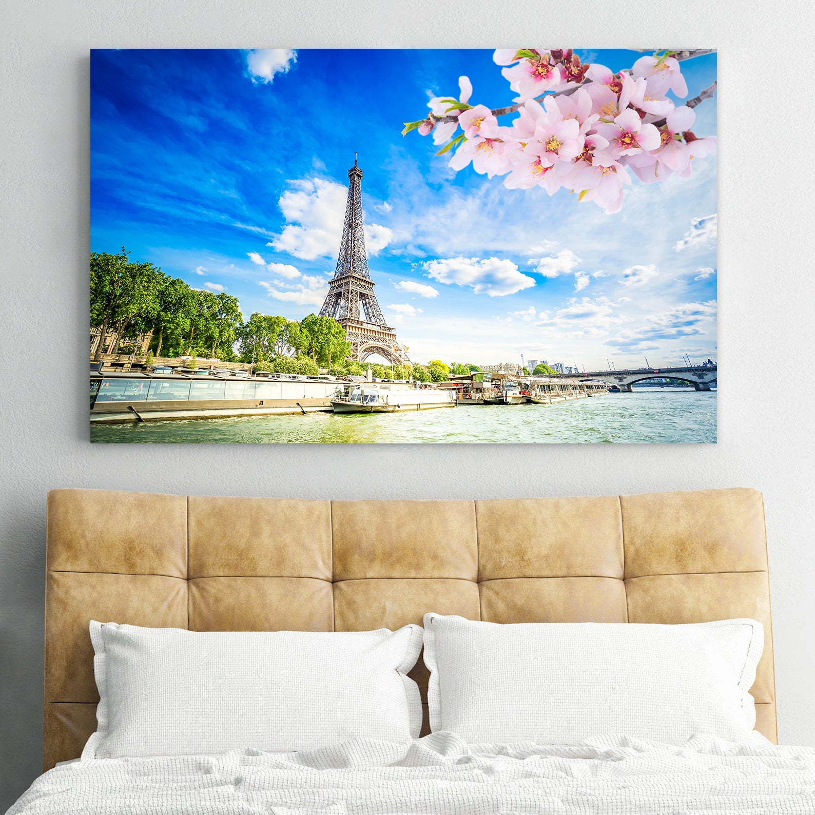 Leinwandgemälde - Sonniger Tag in Paris