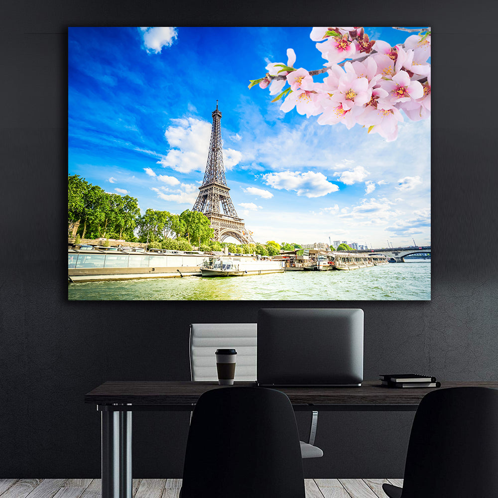 Leinwandgemälde - Sonniger Tag in Paris