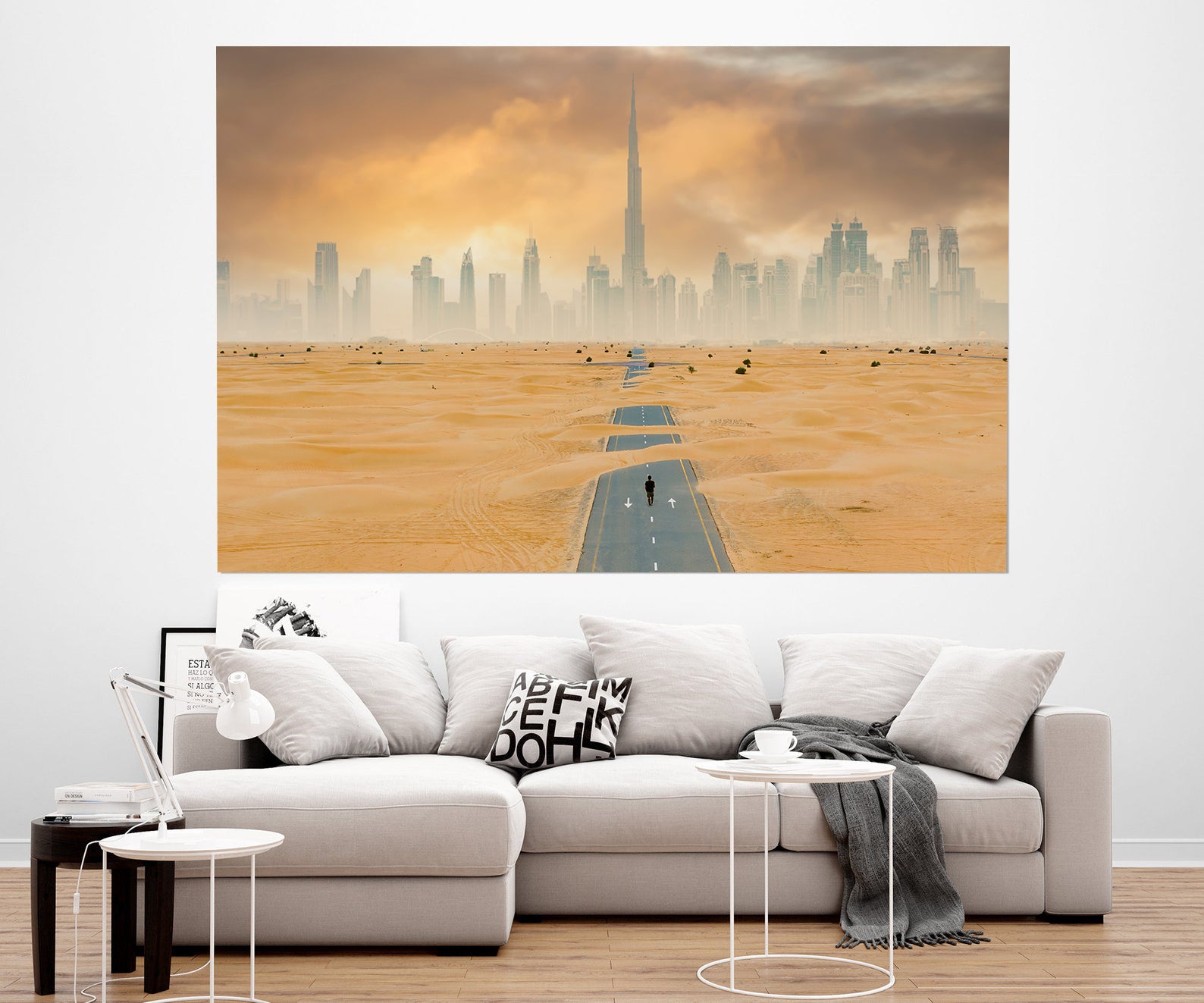 Leinwandgemälde – Wüste von Dubai