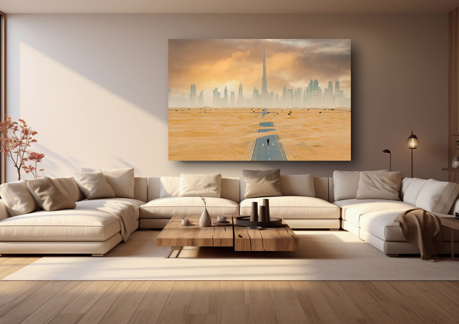 Leinwandgemälde – Wüste von Dubai