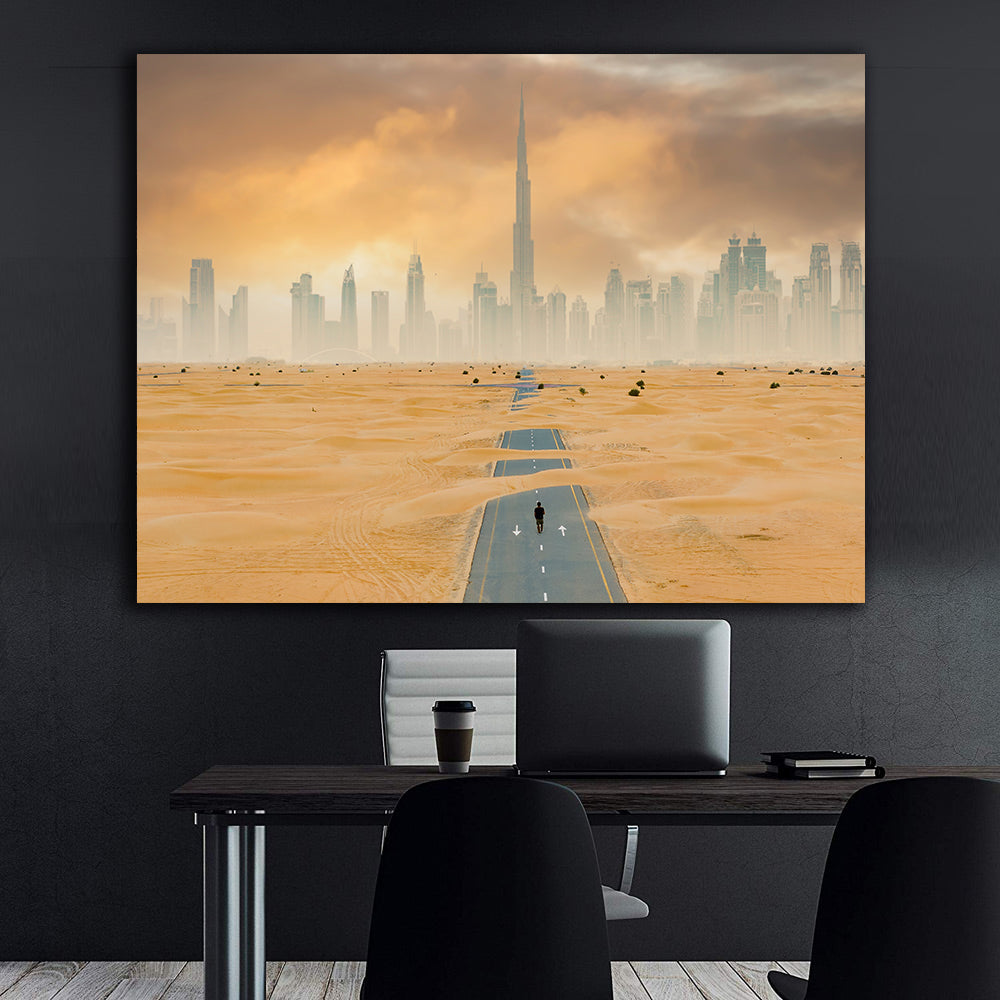 Leinwandgemälde – Wüste von Dubai