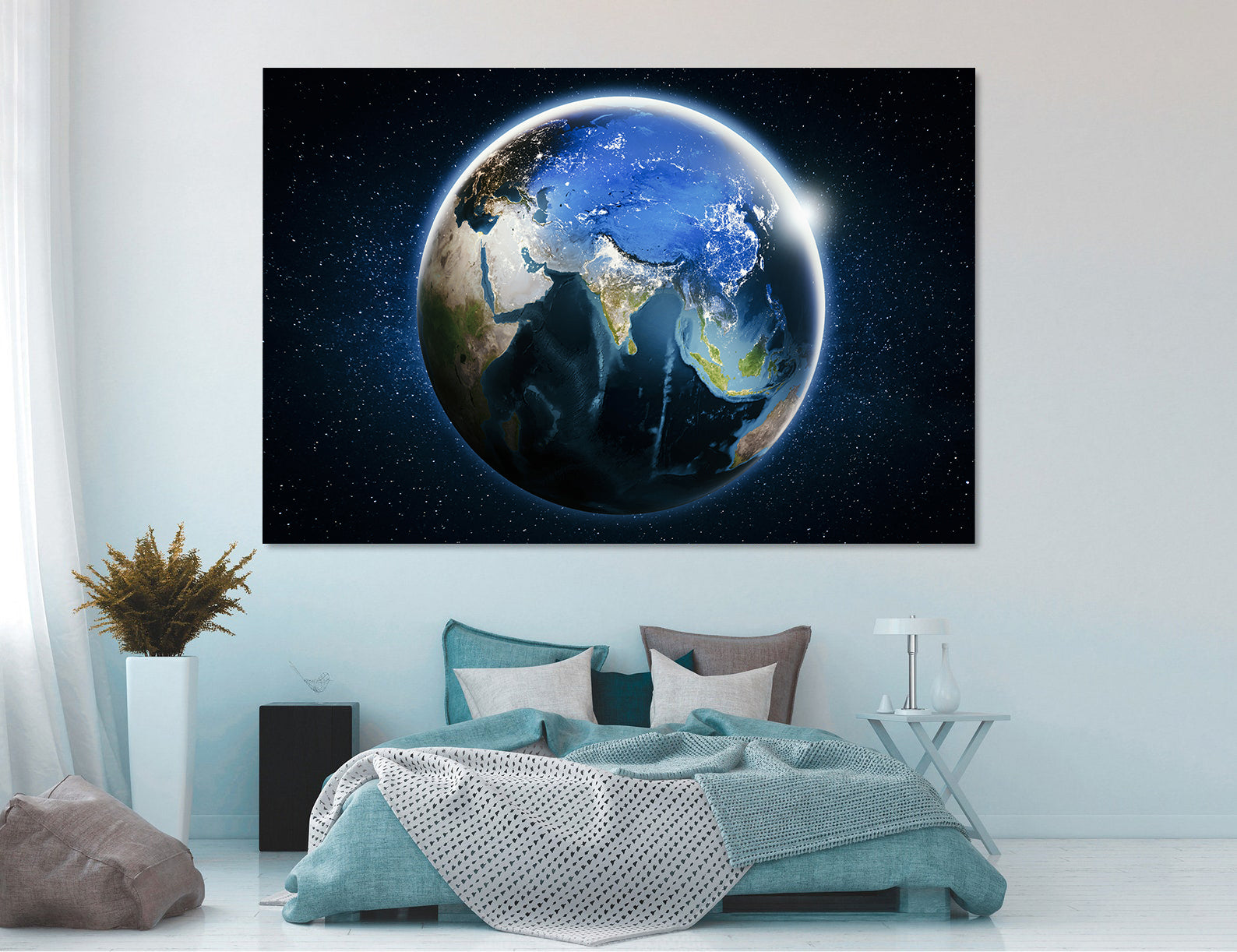 Leinwandgemälde - Planet Erde