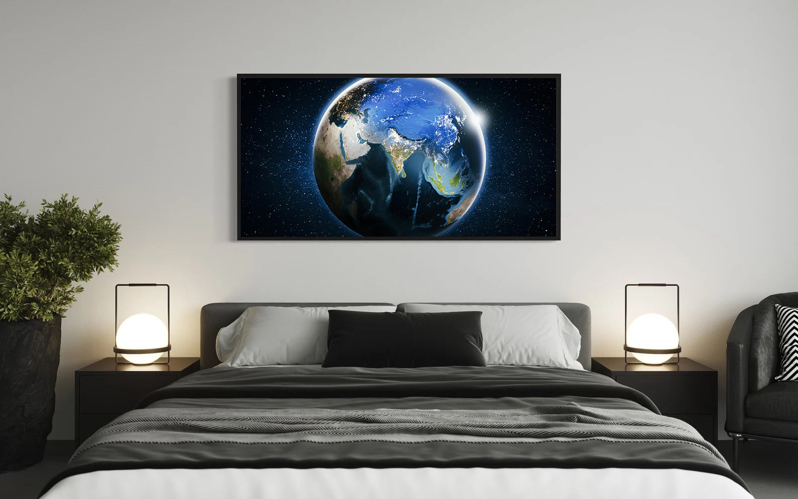 Leinwandgemälde - Planet Erde