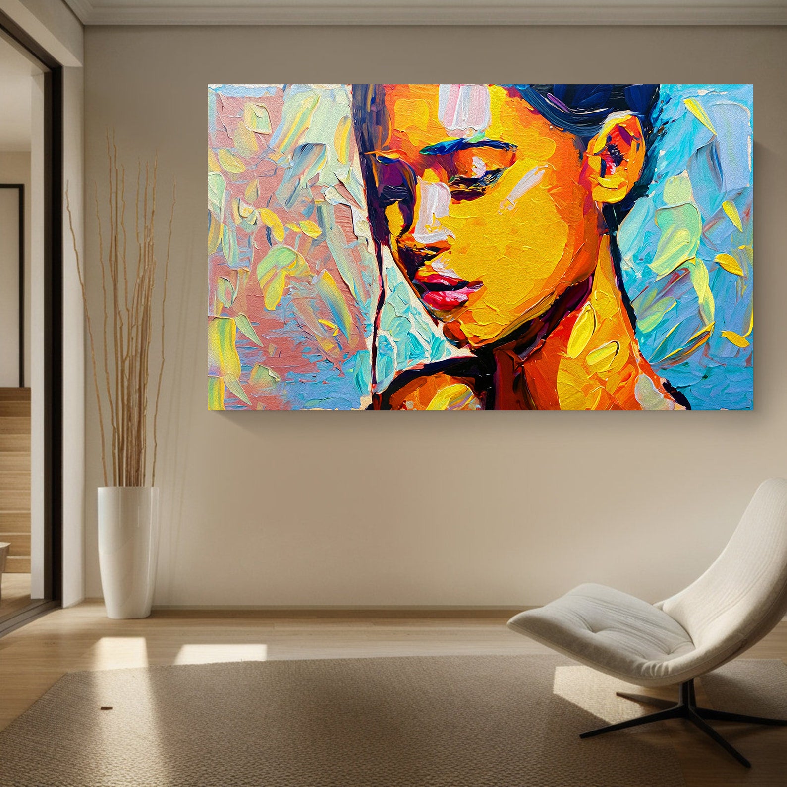Tablou Canvas - Portret Abstract Modern