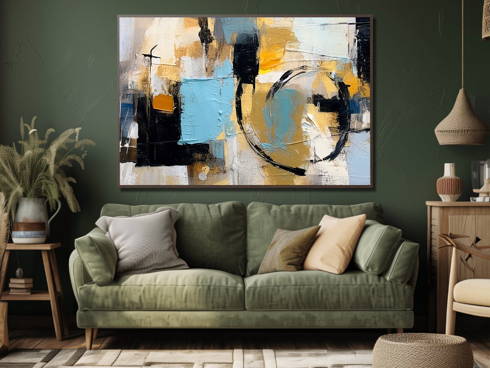 Leinwandgemälde - Abstrakte moderne Kunst
