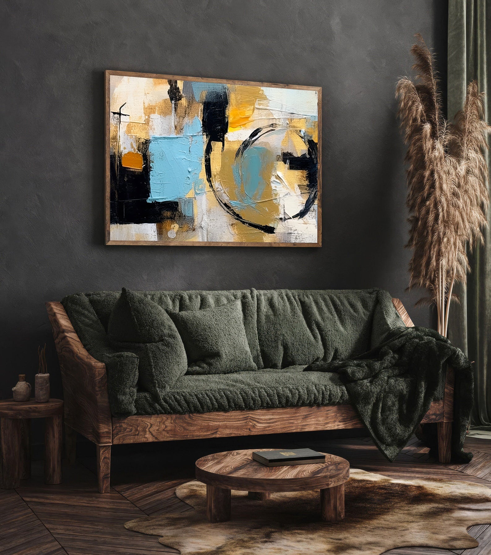 Leinwandgemälde - Abstrakte moderne Kunst