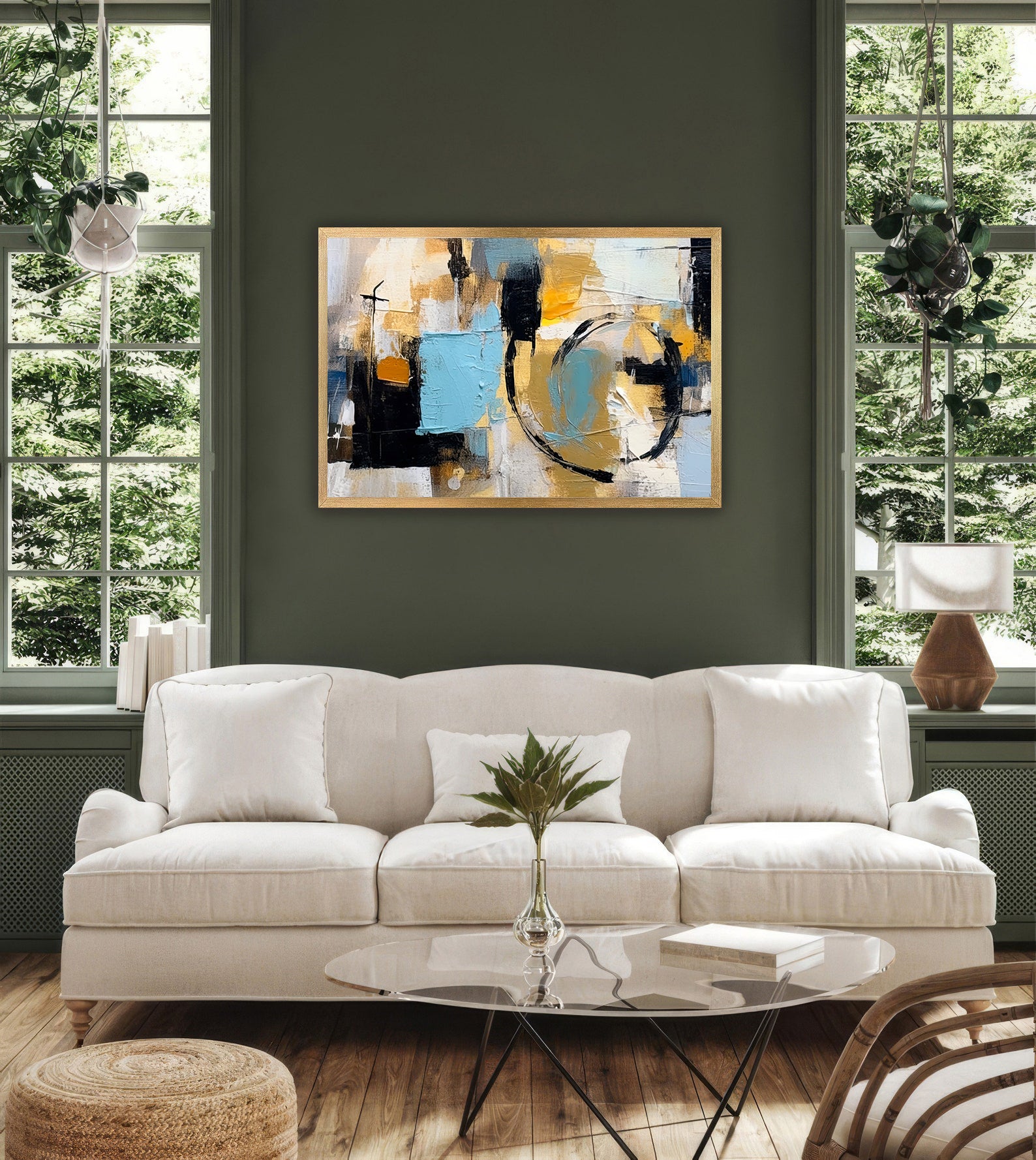 Leinwandgemälde - Abstrakte moderne Kunst