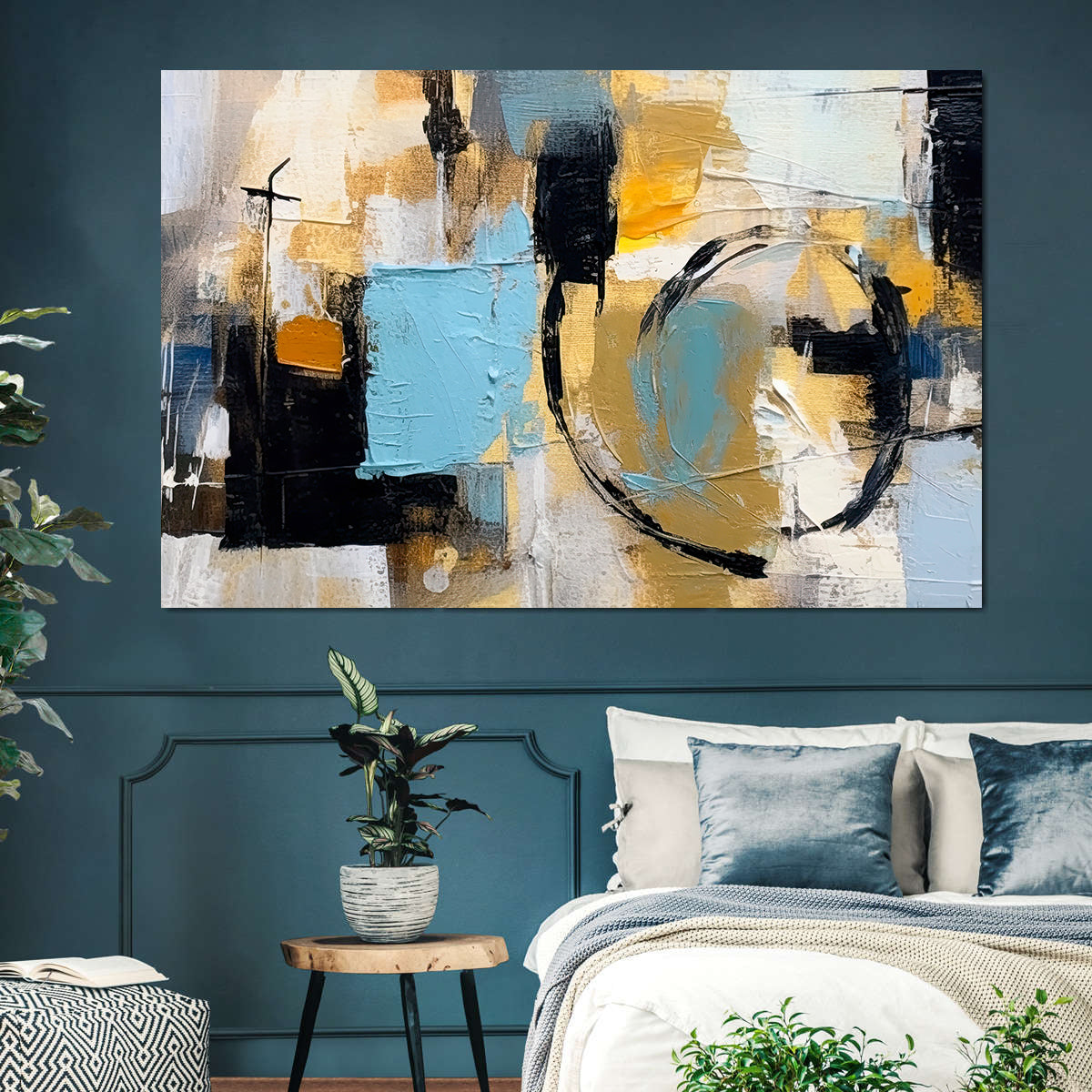 Leinwandgemälde - Abstrakte moderne Kunst