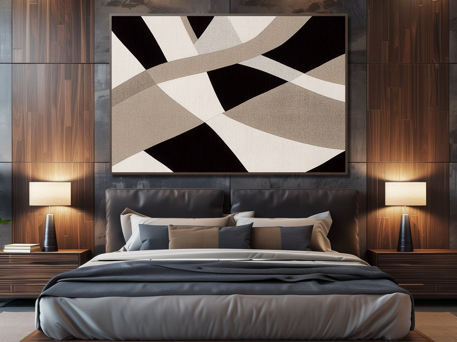 Leinwandgemälde - Moderne geometrische Kunst