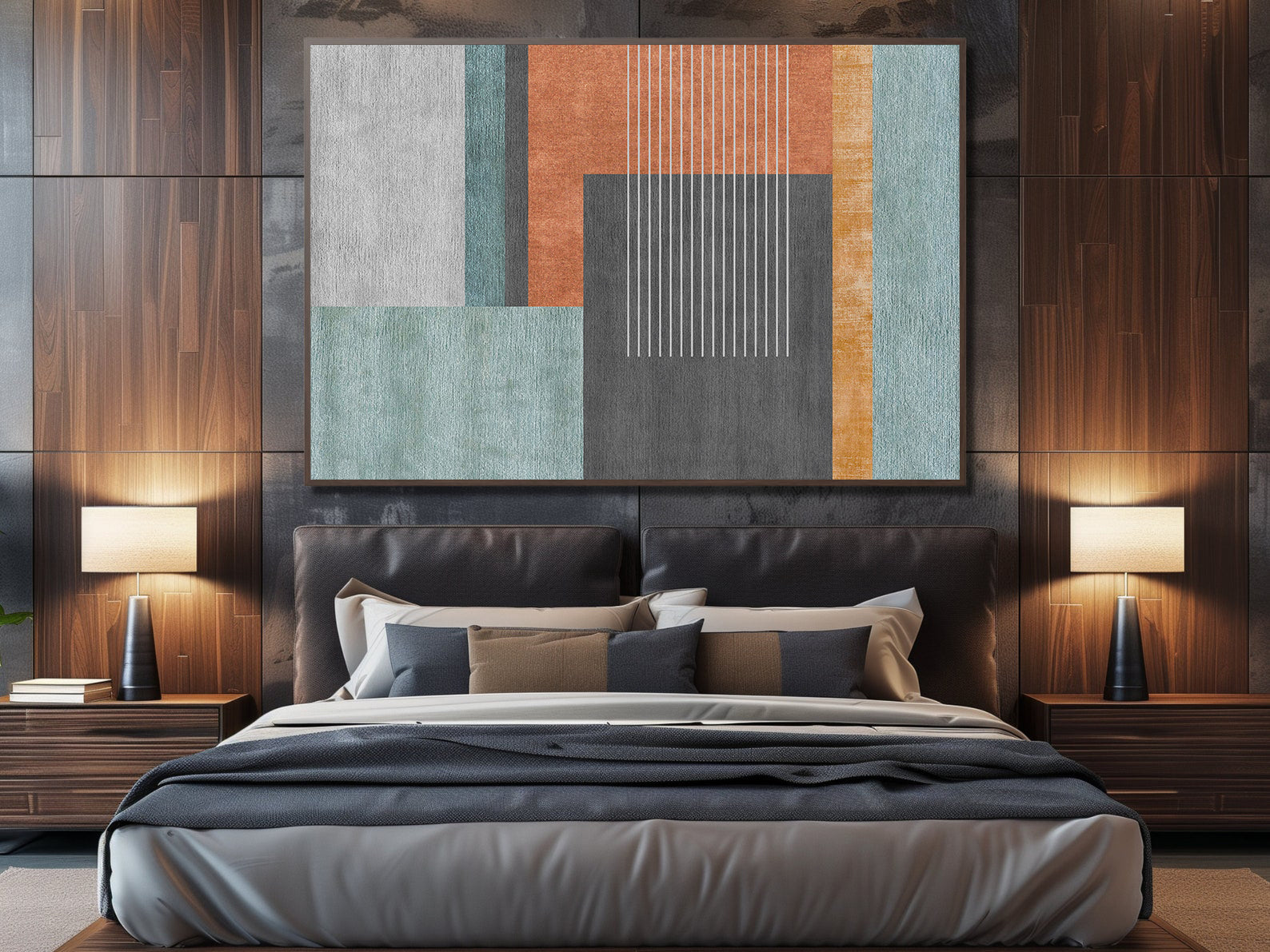 Leinwandgemälde - Geometrische Moderne Kunst