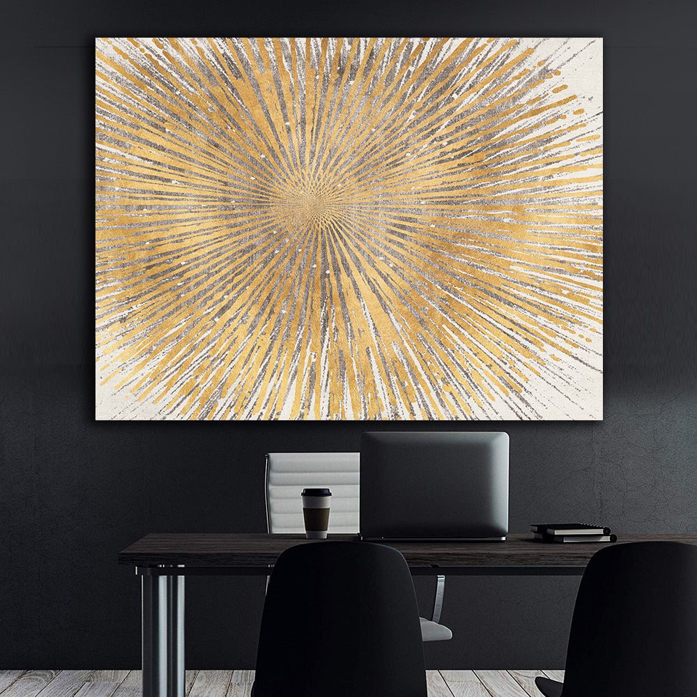 Leinwandbild - Goldener Stern