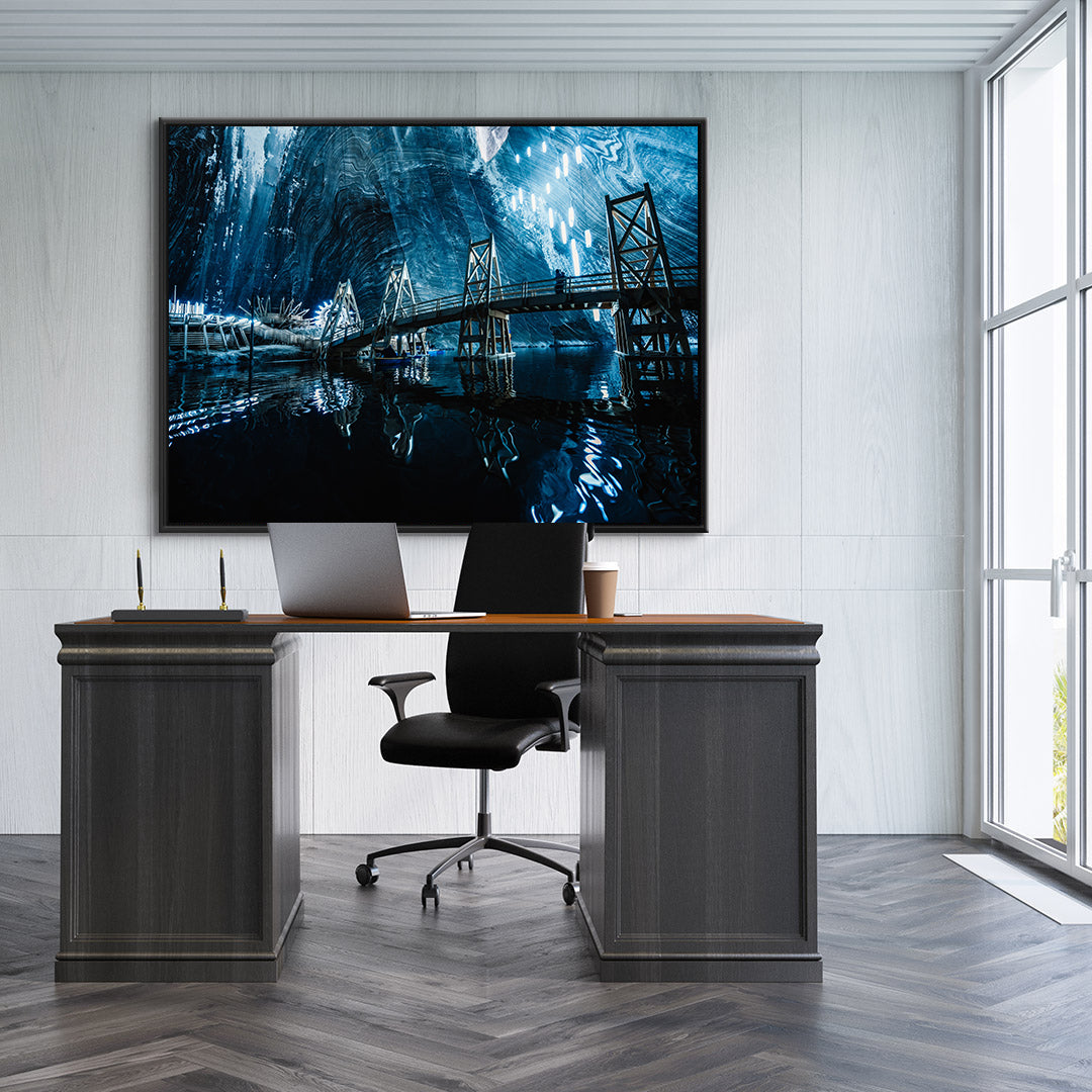 Leinwandgemälde - Salzbergwerk Turda