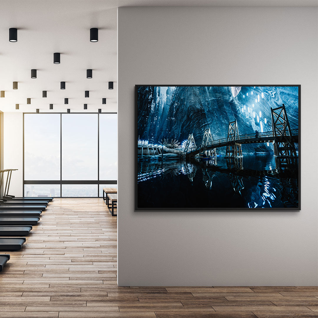 Leinwandgemälde - Salzbergwerk Turda