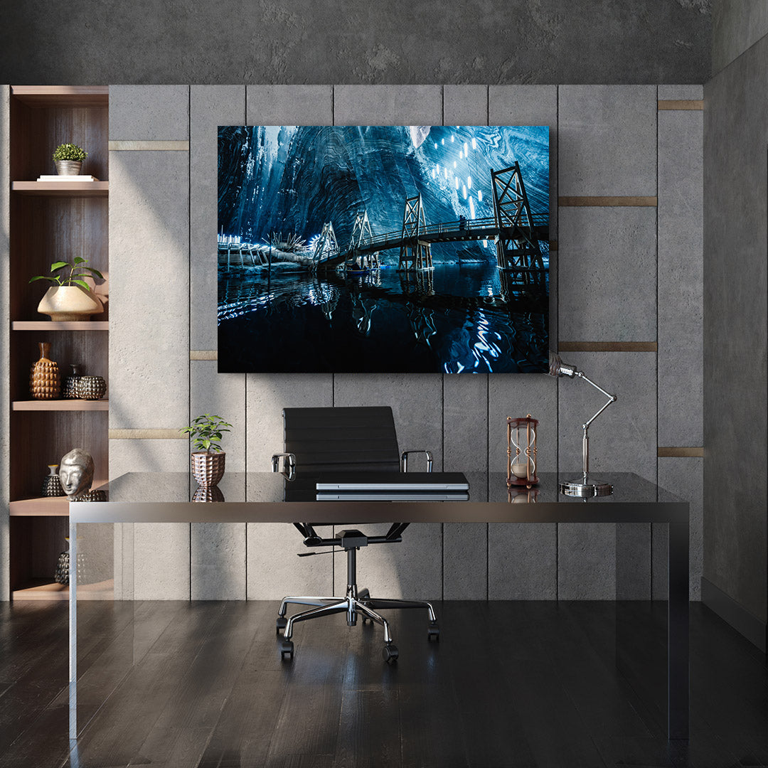 Leinwandgemälde - Salzbergwerk Turda