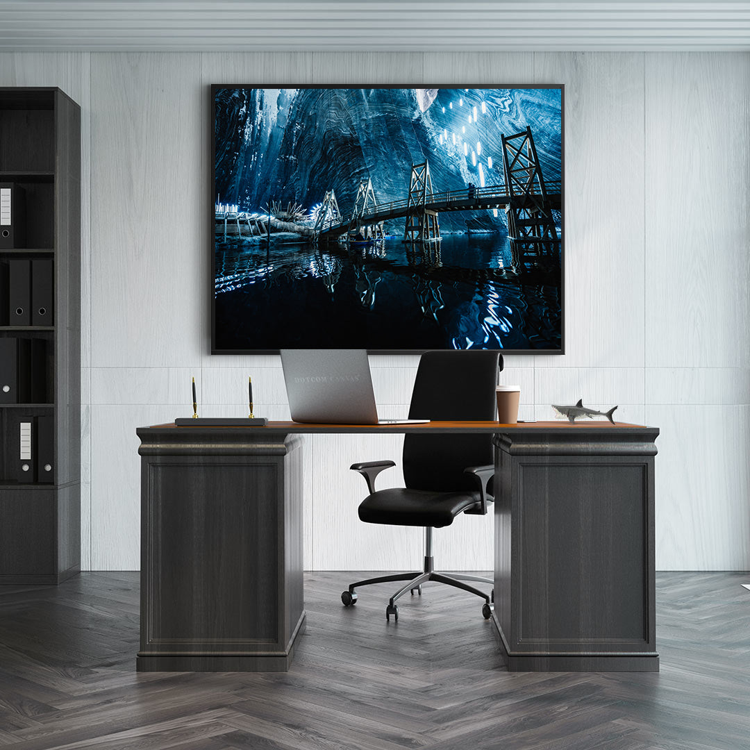 Leinwandgemälde - Salzbergwerk Turda