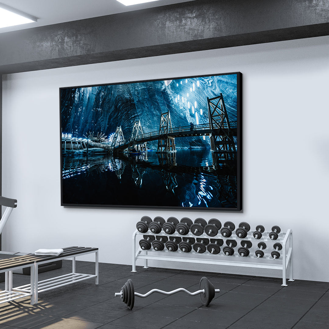 Leinwandgemälde - Salzbergwerk Turda