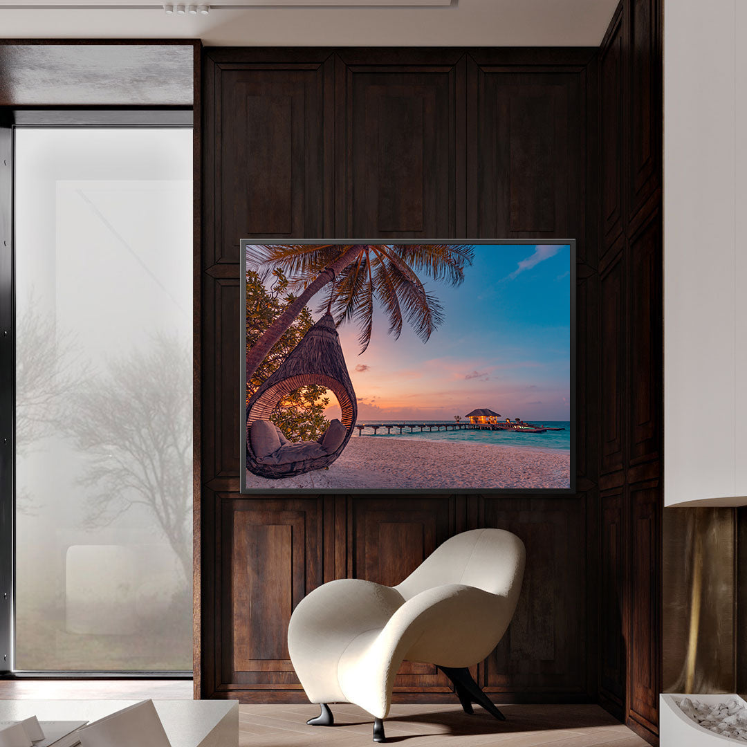 Leinwandbild - Malediven Landschaft