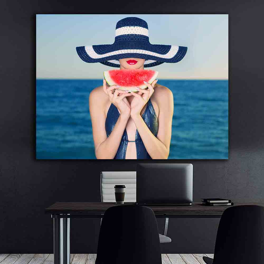 Tablou Canvas - Fata in vacanta