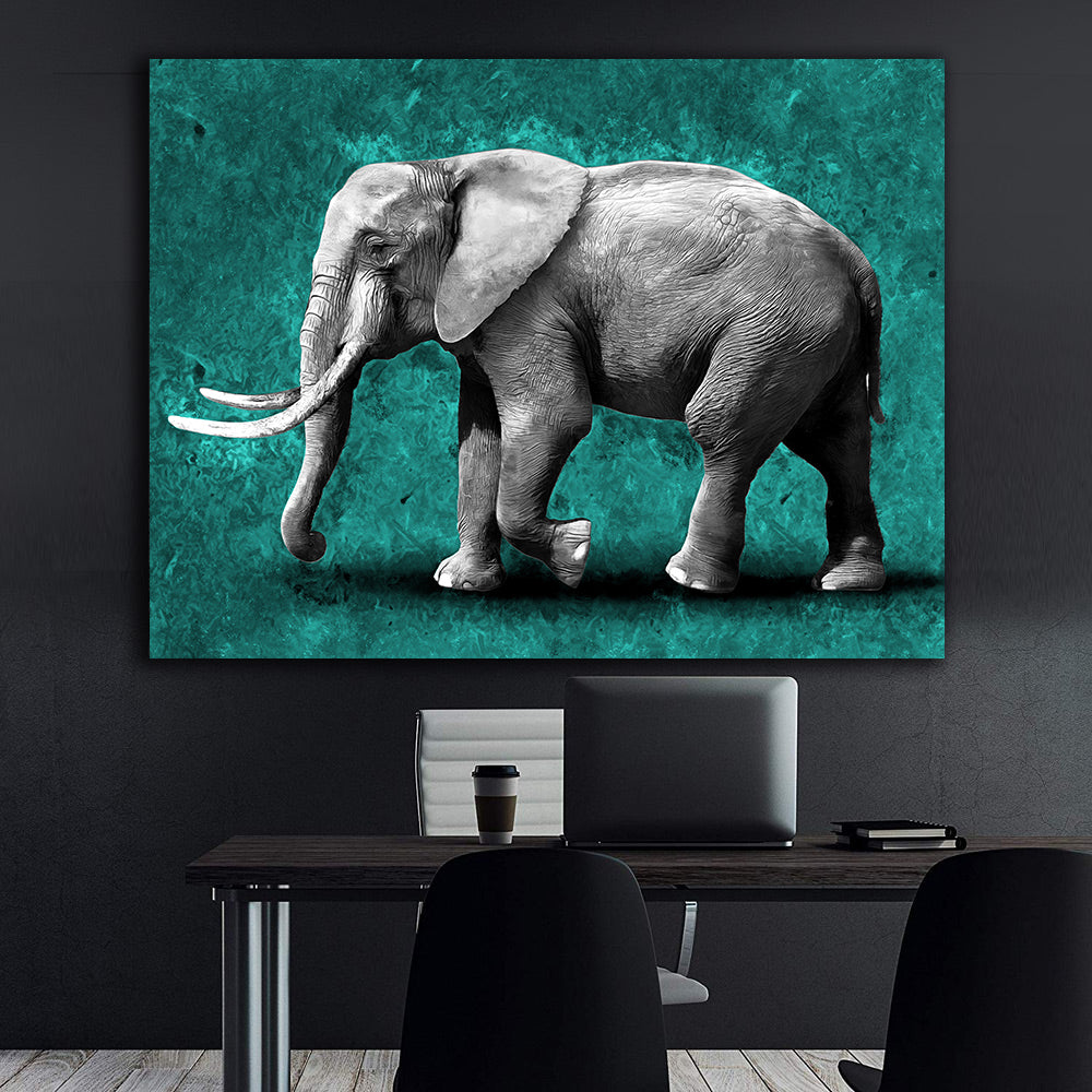 Leinwandbild - Elefant