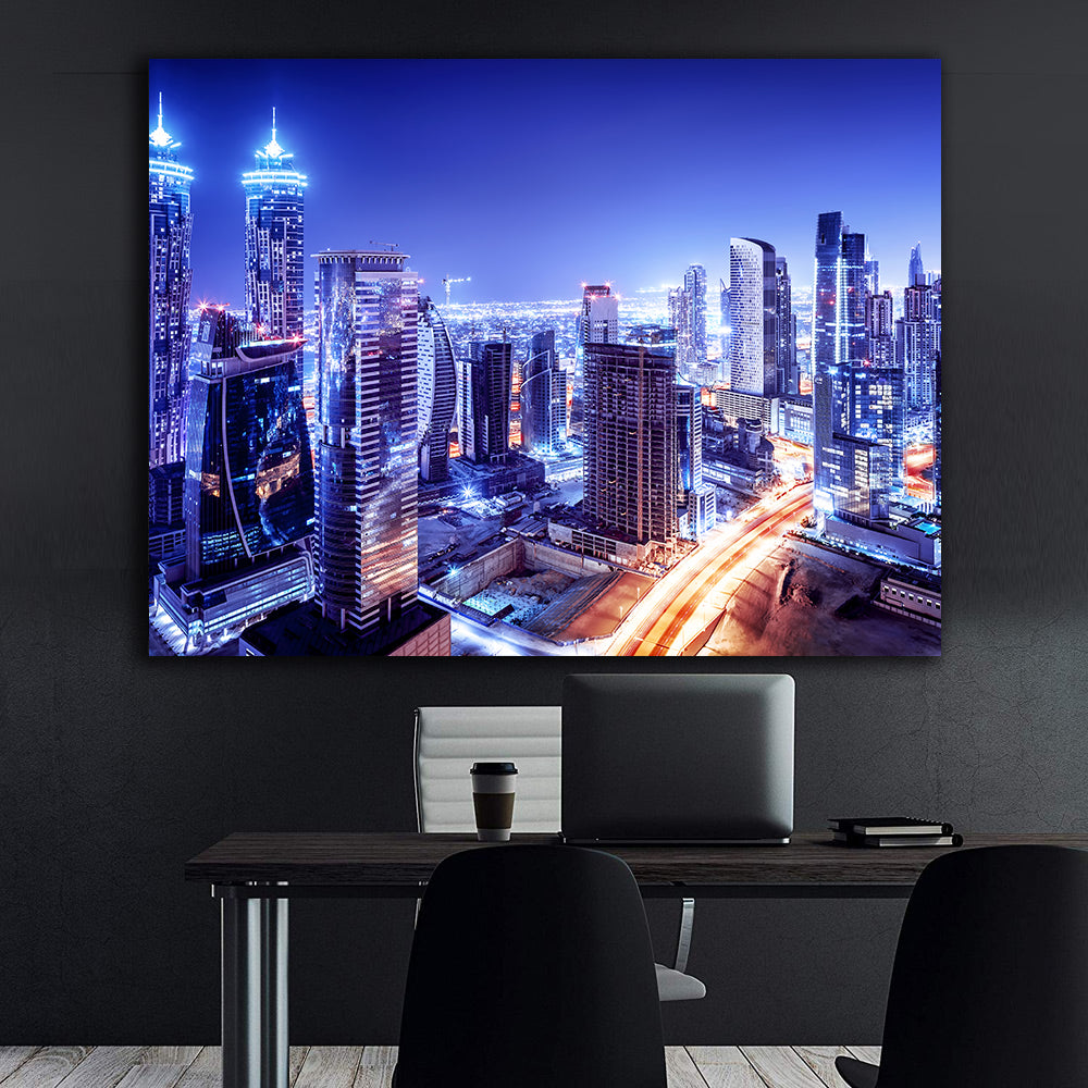 Leinwandbild - Urbane Stadt