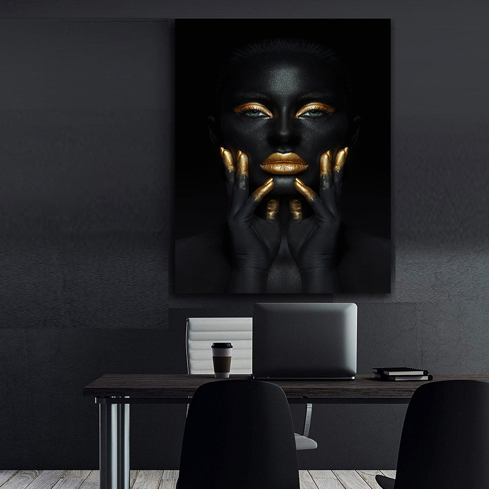 Leinwandgemälde - Afrikanisches Frauenporträt