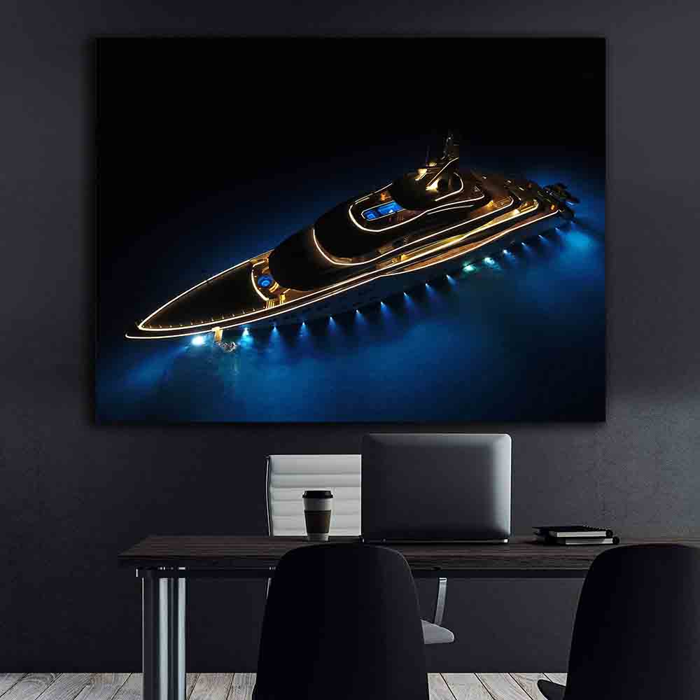 Leinwandgemälde - Yacht auf den Bahamas