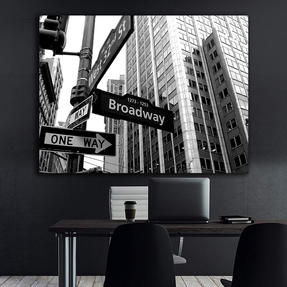 Leinwandbild - Straßen von New York