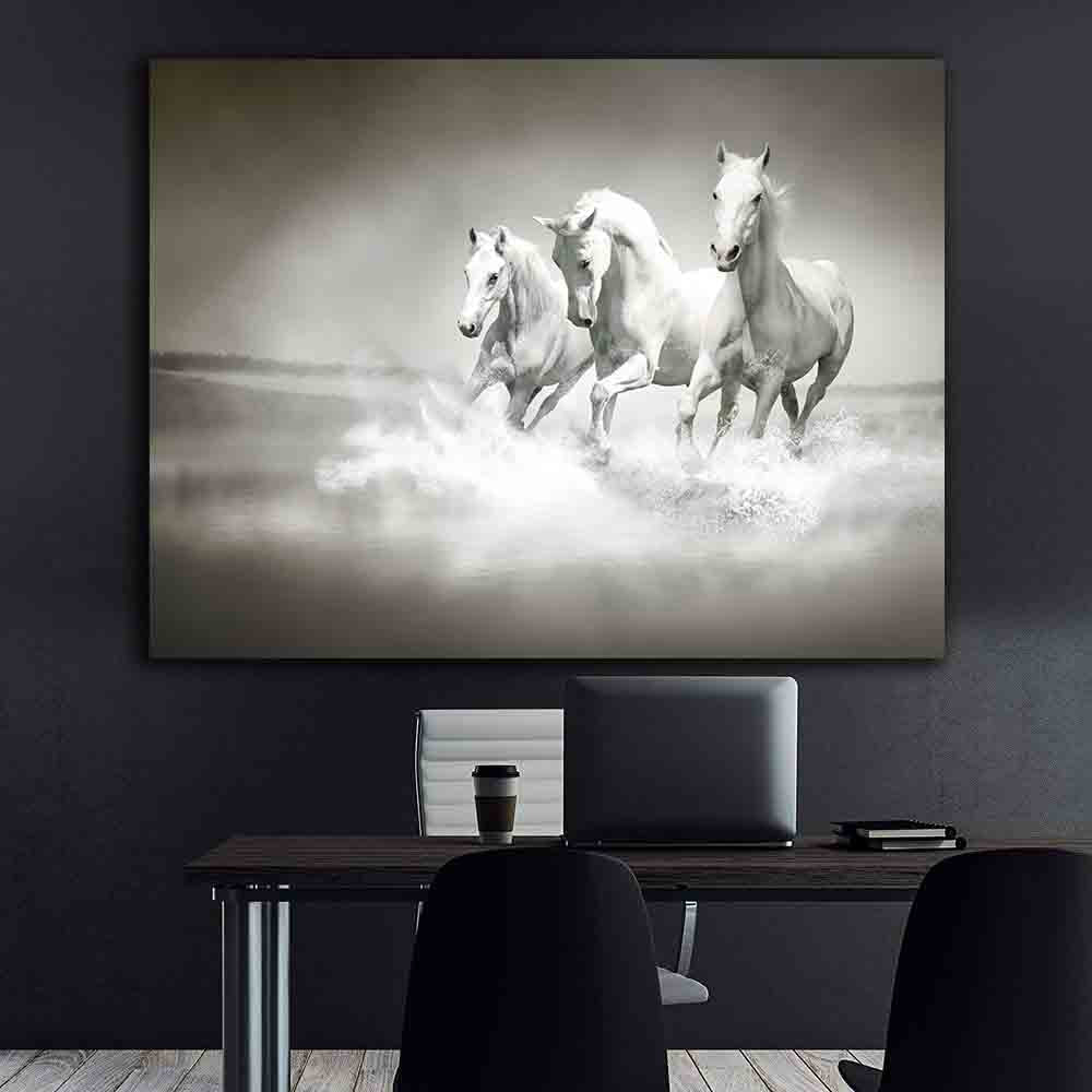 Leinwandbild - Galoppierende Pferde