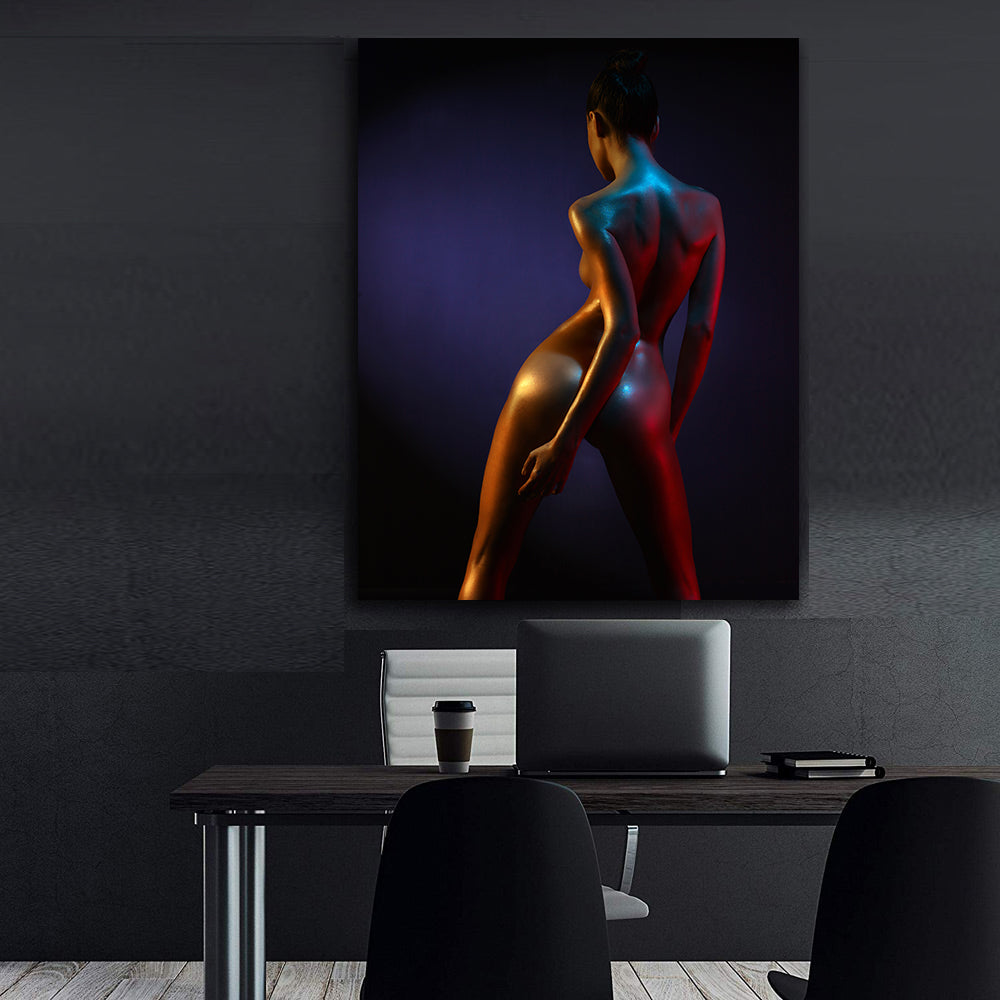 Leinwandbild - Erotisches Mädchen