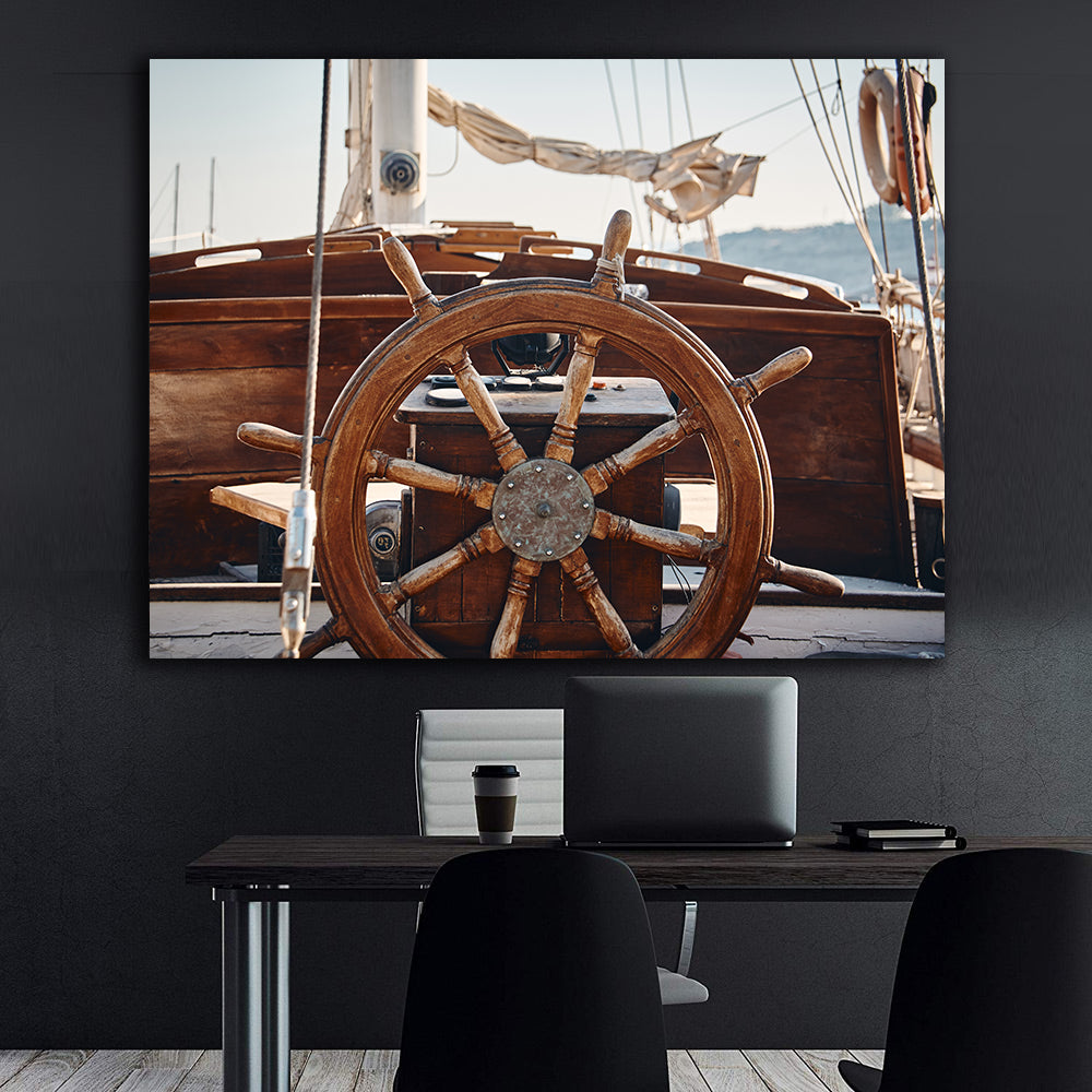 Tablou Canvas - Cârma Corabiei