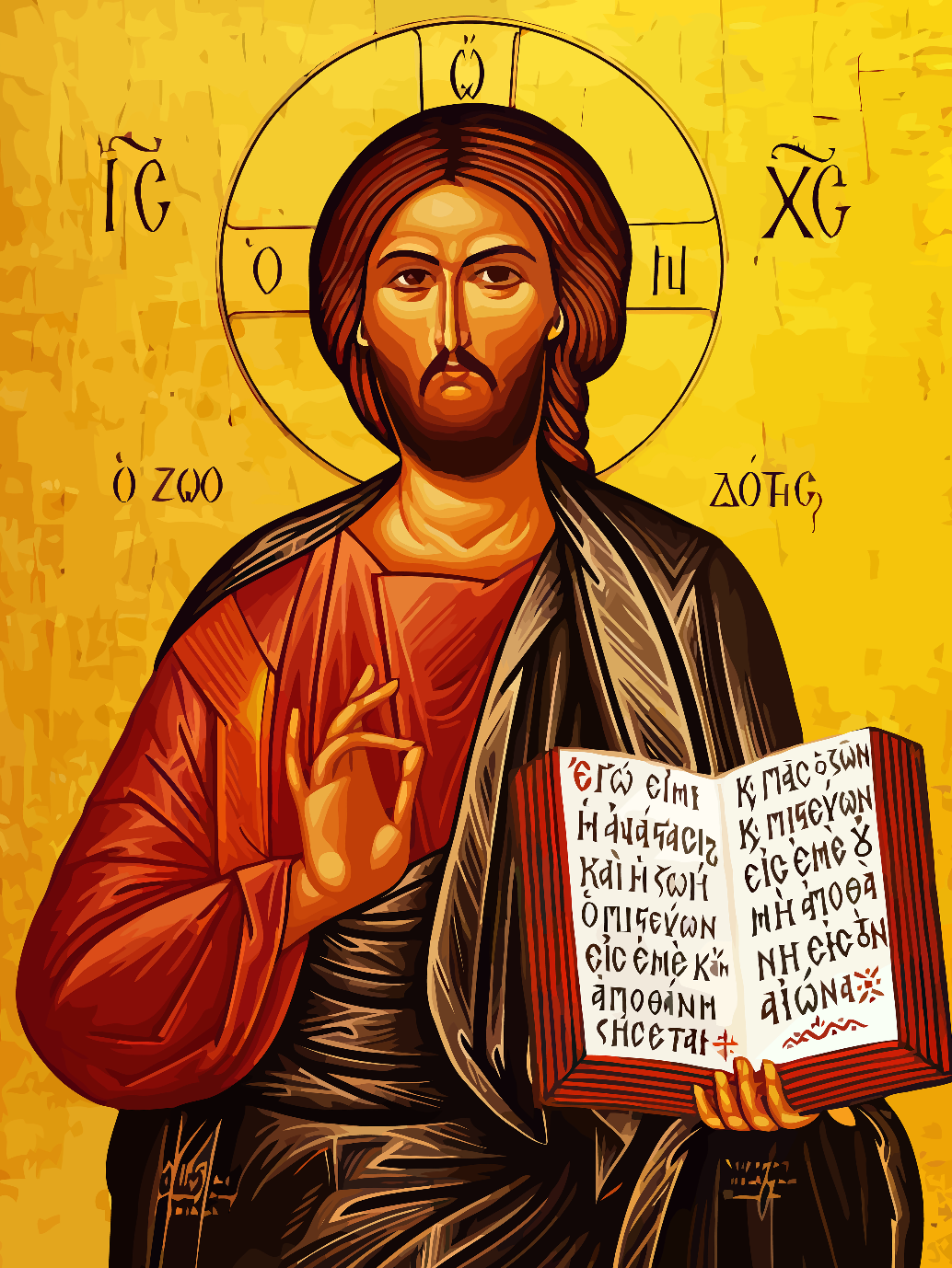 Malen nach Zahlen - Jesus Christus 4398