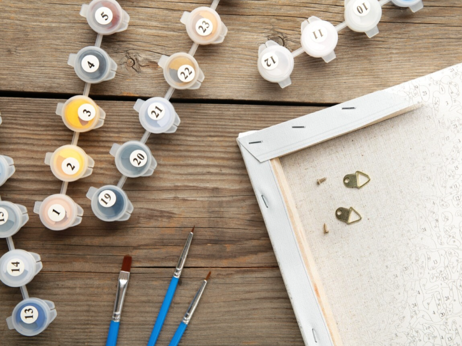 Set Pictură pe numere – Pădure Peisaj 6088