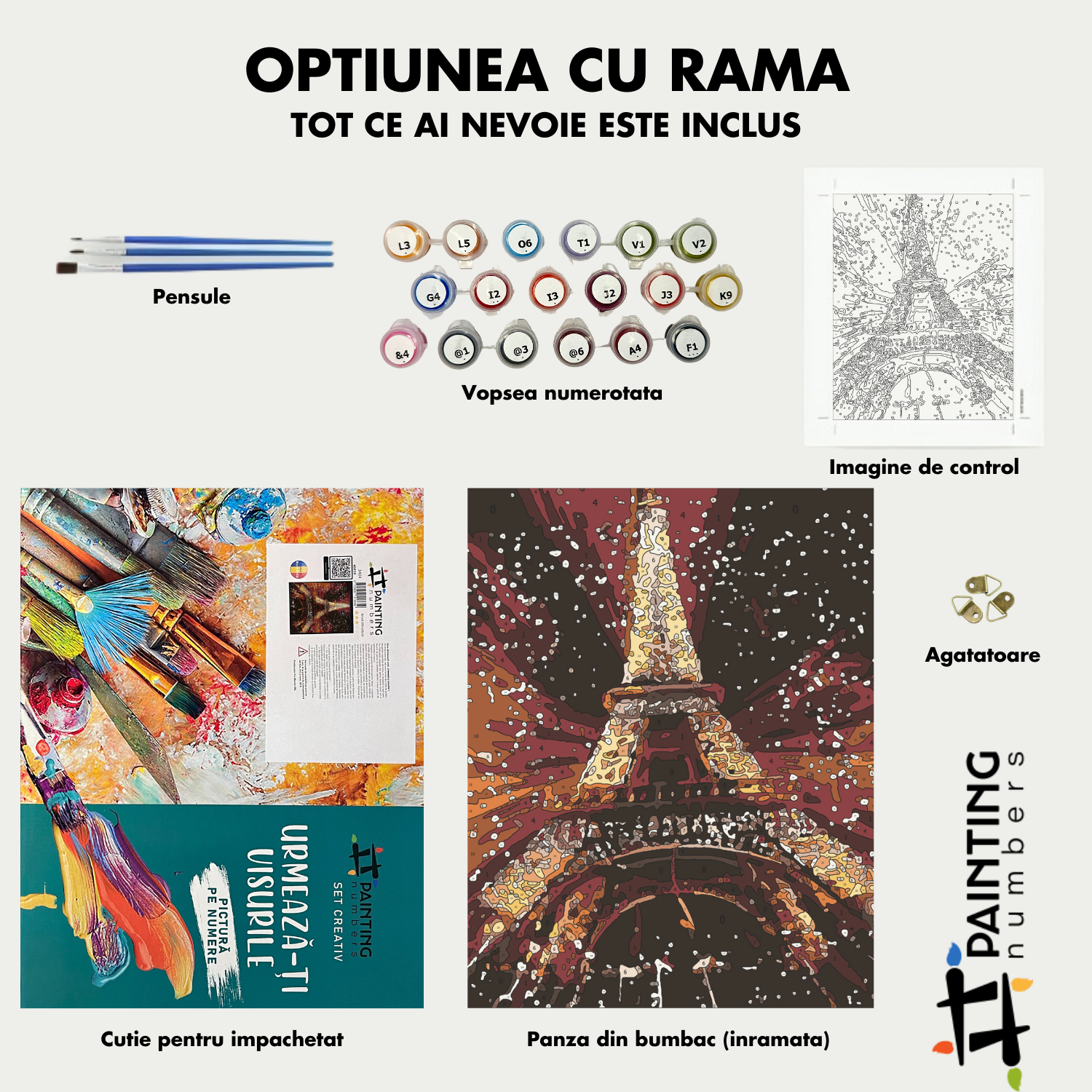 Pictura pe numere - Iepuraș de Paște 4252