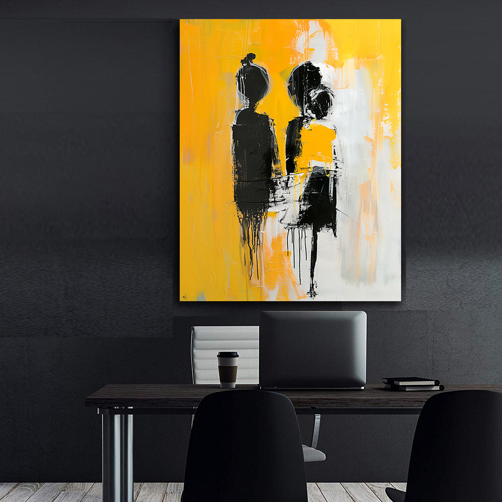 Leinwandbild - Abstrakte Liebe