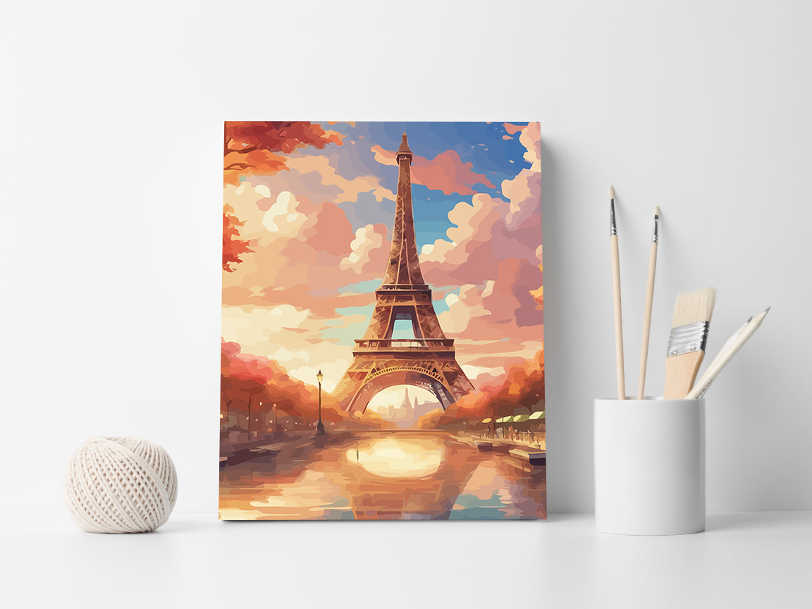 Set Pictură pe numere – Toamna în Paris 6104