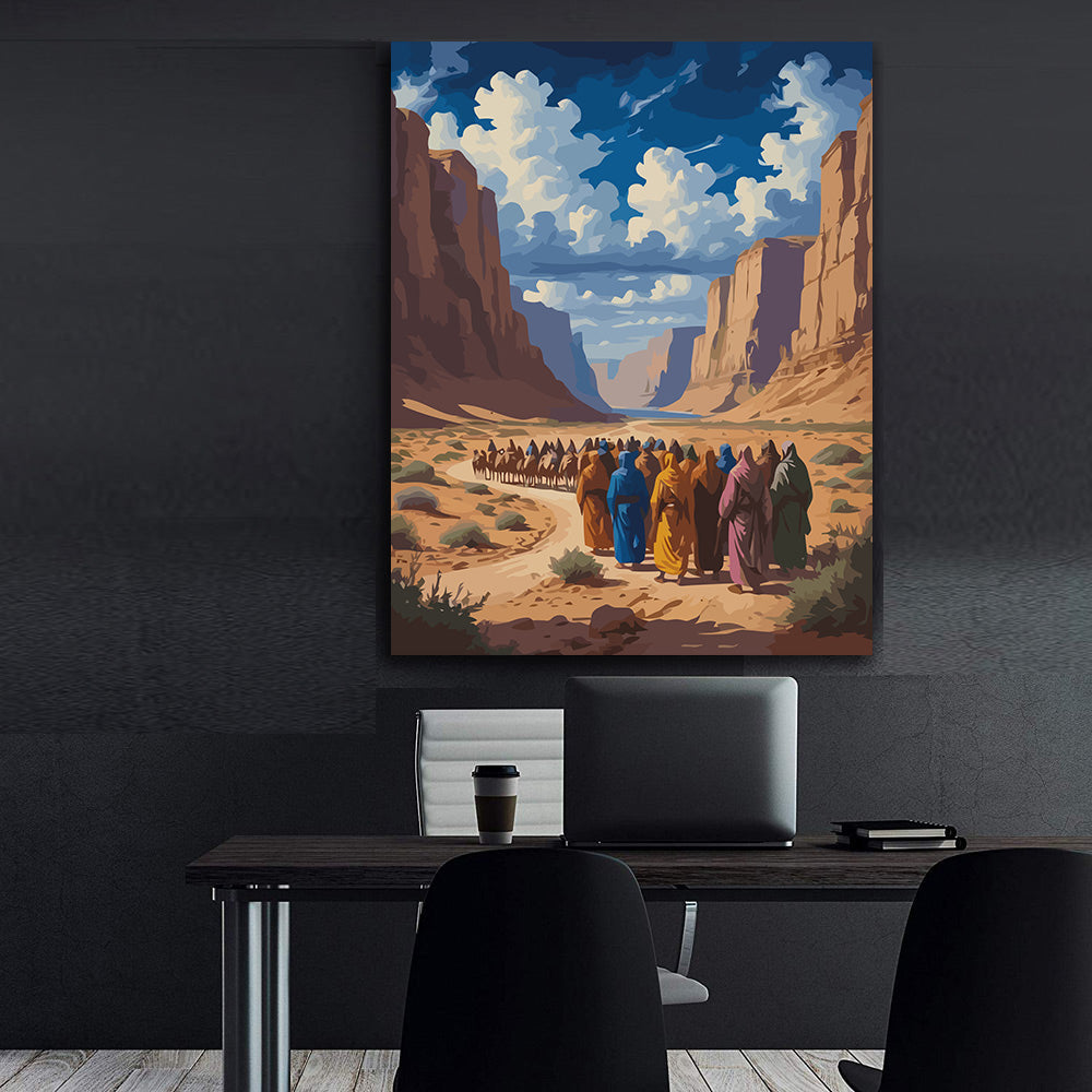 Set Pictură pe numere – Caravana Prin Deșert 6347