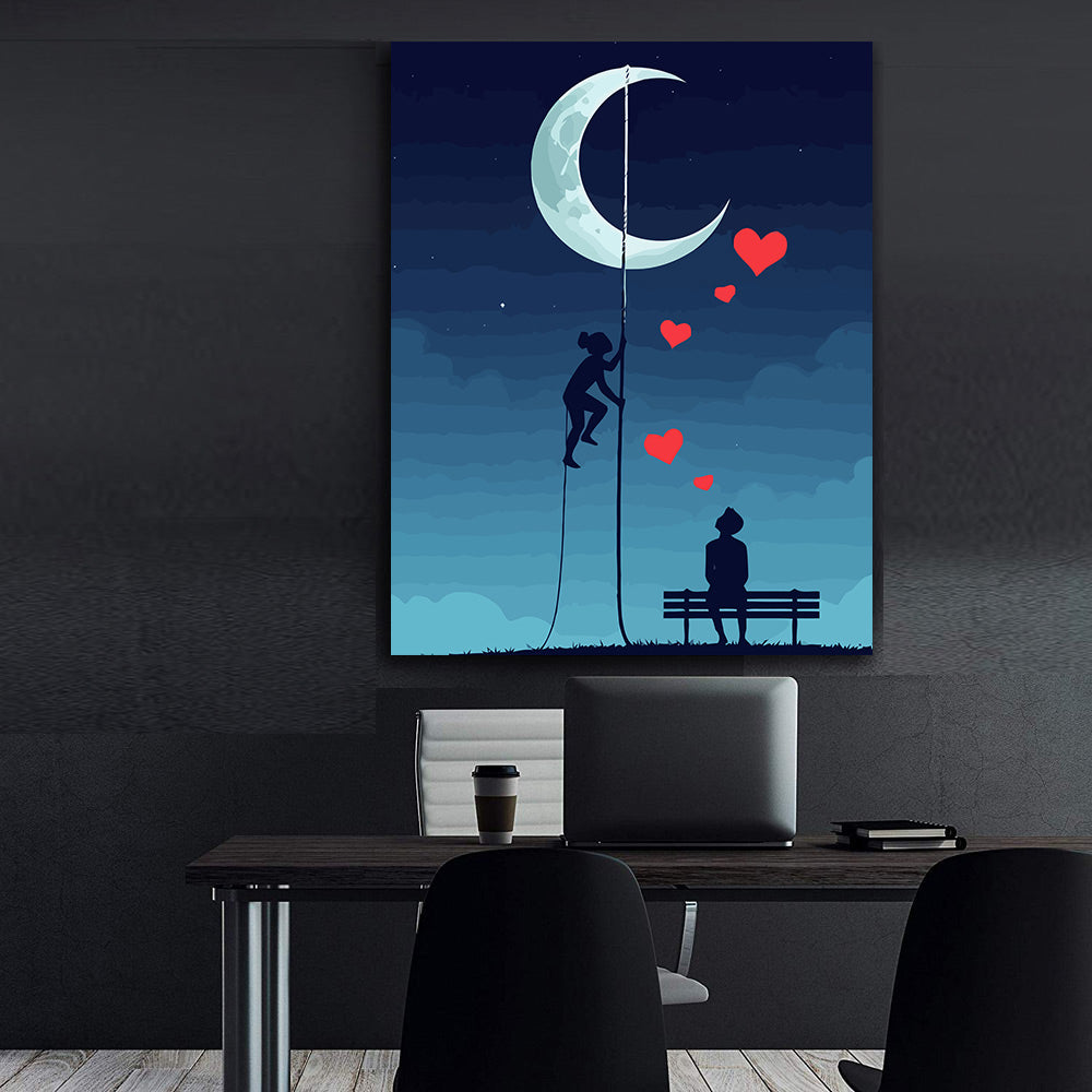 Set Pictură pe numere – Până La Lună Și Înapoi 6459