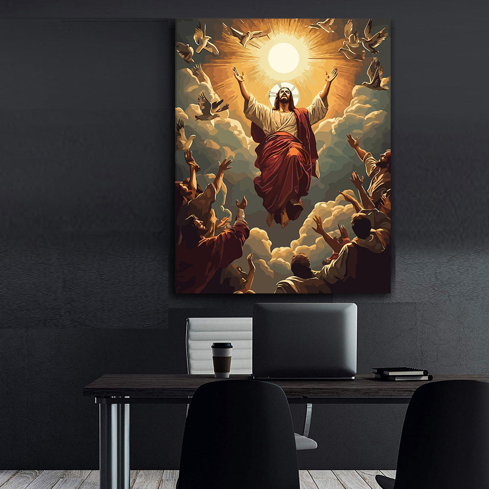 Set Pictură pe numere – Înălțarea Lui Isus Hristos 6270