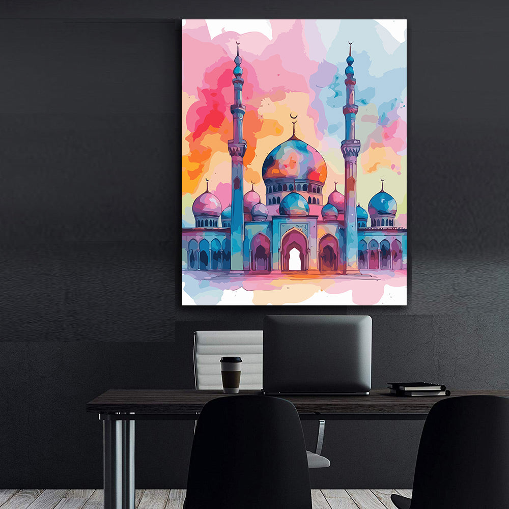 Set Pictură pe numere – Moschee La Apus 6336